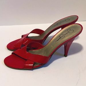 Jessica Simpson Red Patent Heels